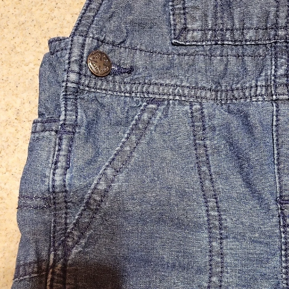 OshKosh B'gosh Classic Blue Kids Overalls with inside lining size 18 Months